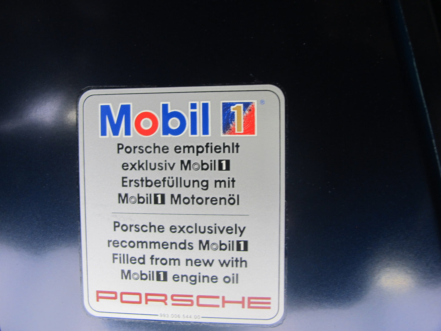 1997-2004 Porsche Boxster 986 Rear Trunk Lid Hood Shell Panel Cover Blue