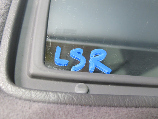 98-00 Lexus UCF20L LS400 Set of 2 Front Left & Right Sun Visor OEM