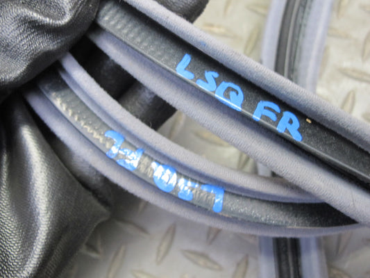 95-00 Lexus UCF20L LS400 Set of 4 Front & Rear Door Weatherstrip Seal Gray OEM