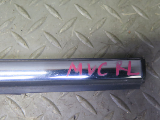 11-16 Mini Cooper R60 Set of 2 Rear Door Chrome Channel Trim Molding Cover OEM