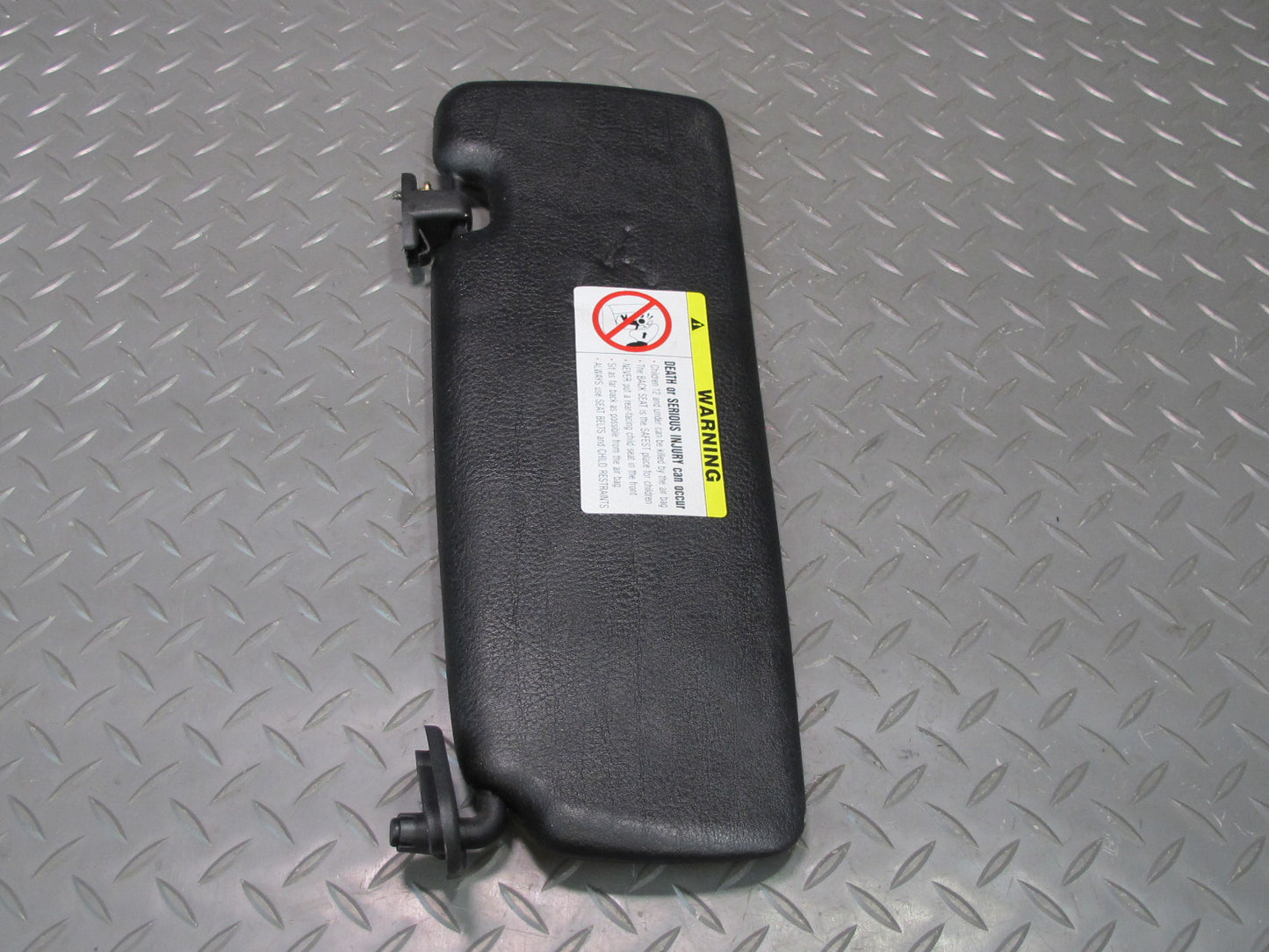 01-06 BMW E46 330ci Convertible Set of 2 Front Left & Right Sun Visor Black OEM