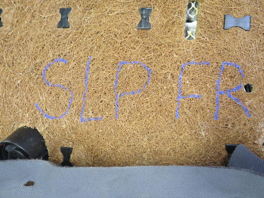 03-08 Mercedes R230 SL500 Front Right Seat Leather Upper Backrest Cushion OEM