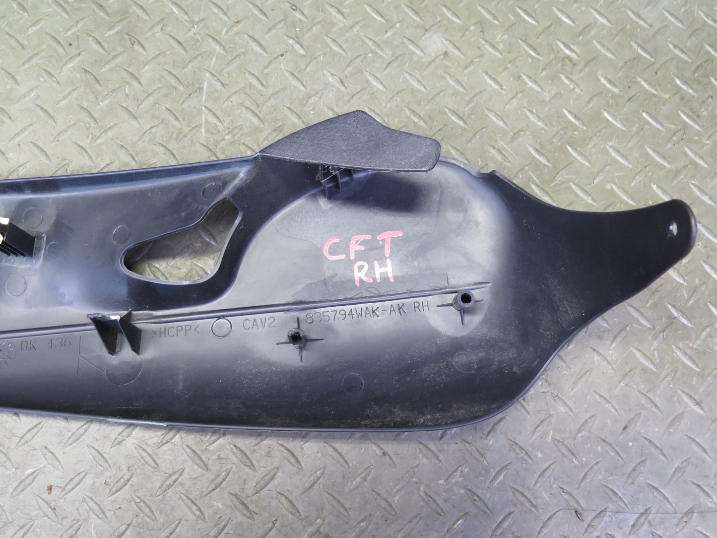 02-05 Ford Thunderbird Front Right Seat Trim Cover Panel Black OEM