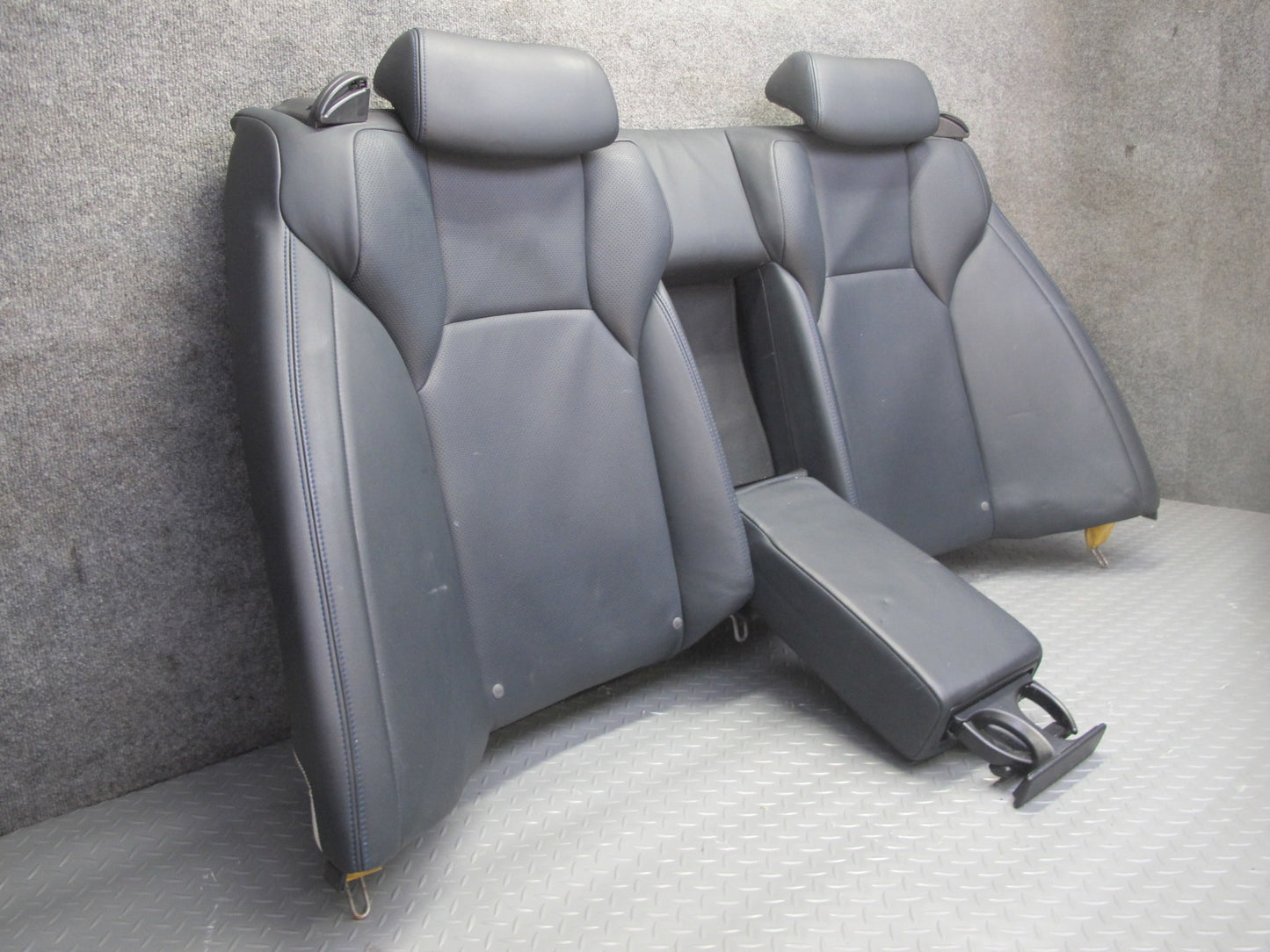 2008 Lexus USE20L Is-f Front & Rear Leather Seat Set Black OEM