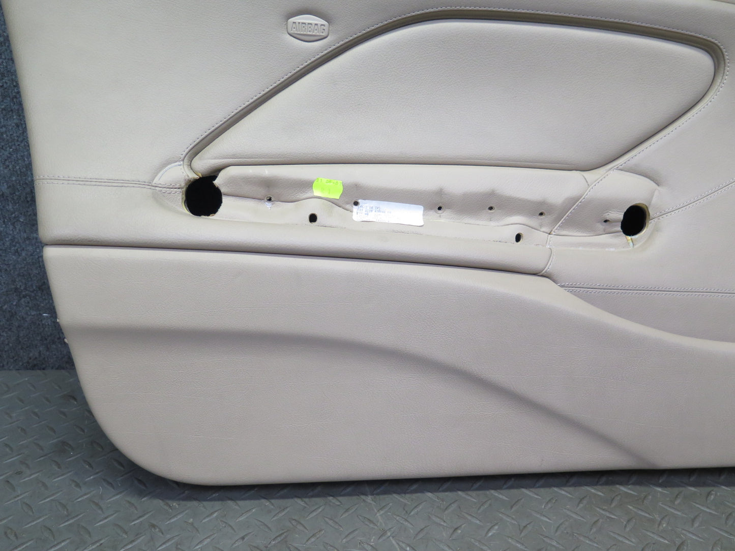 01-06 BMW E46 330ci Coupe Convert Front Door Trim Cover Panel Set Beige 104K OEM