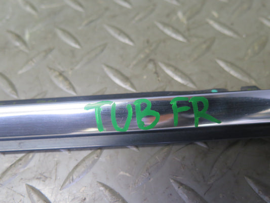 01-06 BMW E46 330ci Convert Set of 2 Door Weatherstrip Molding Trim Chrome OEM