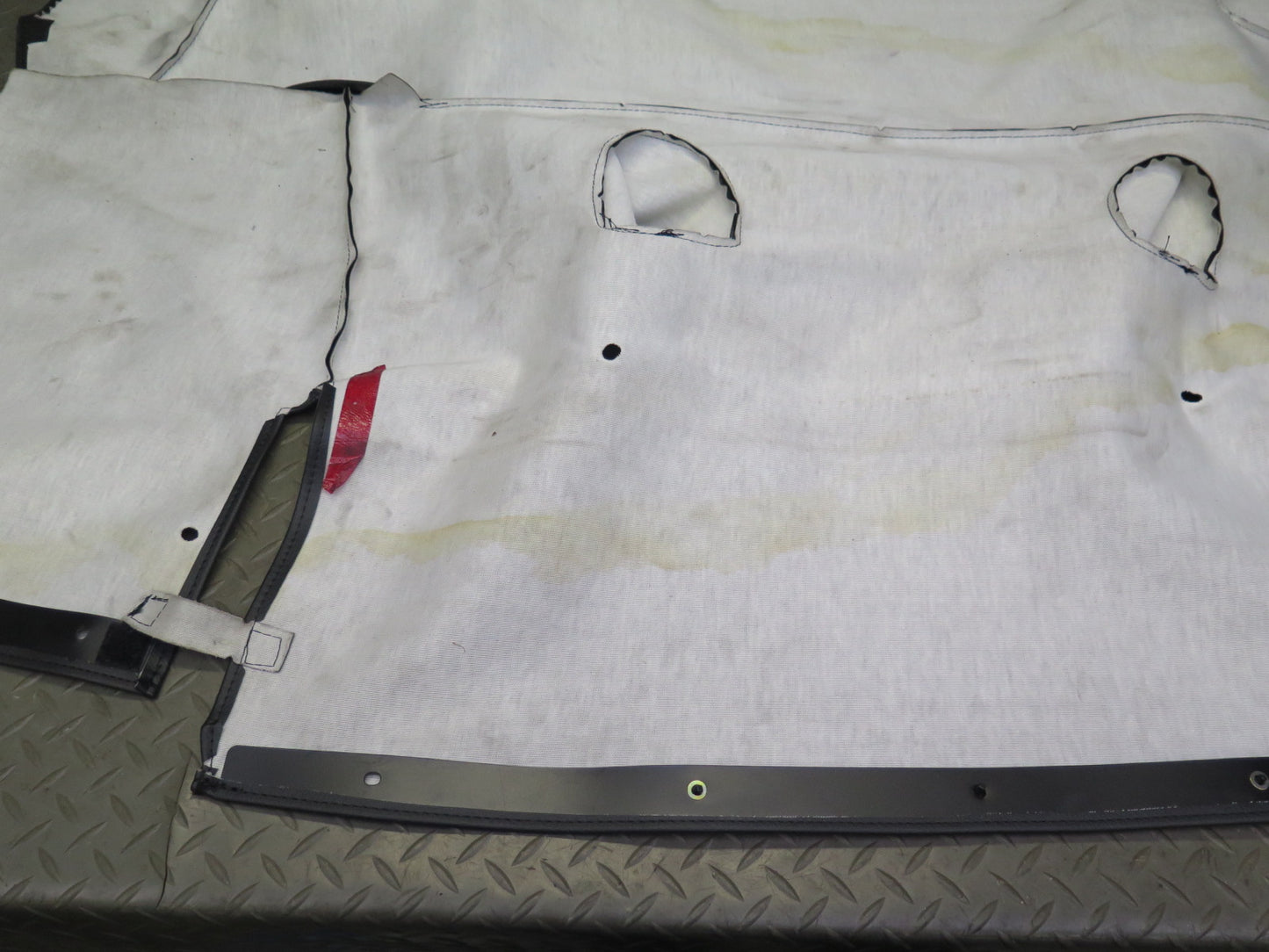 04-09 Nissan Z33 350Z Convertible TOP Roof Leather Compartment Liner Cover OEM