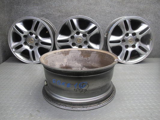 2005-2009 Lexus GX470 Set of 4 Factory 17" R17 Alloy Wheel Rim 17x7.5J ET25