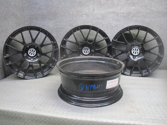 Victor Innsbruck Matt Black R19" Wheel Rim 19x8J ET45 19x10J ET50 5x130 Set of 4