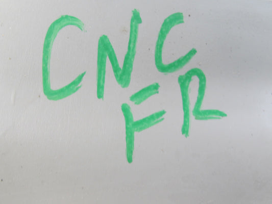 97-04 Chevrolet Corvette C5 Set of 2 Interior B Pillar Seat Belt Trim Cover OEM