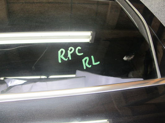 2011-2018 Porsche Cayenne 958 Rear Left Side Door Shell Panel W/ Glass Black