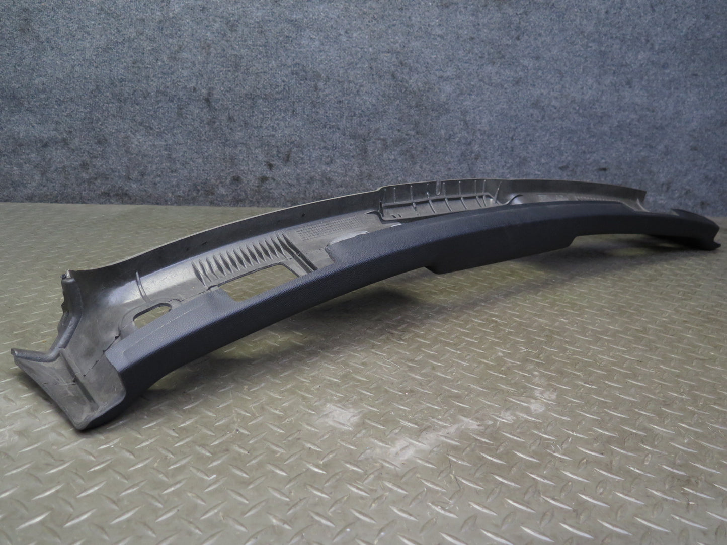 07-13 BMW E93 335i Convertible Front Upper Headliner Trim Cover Panel Black OEM