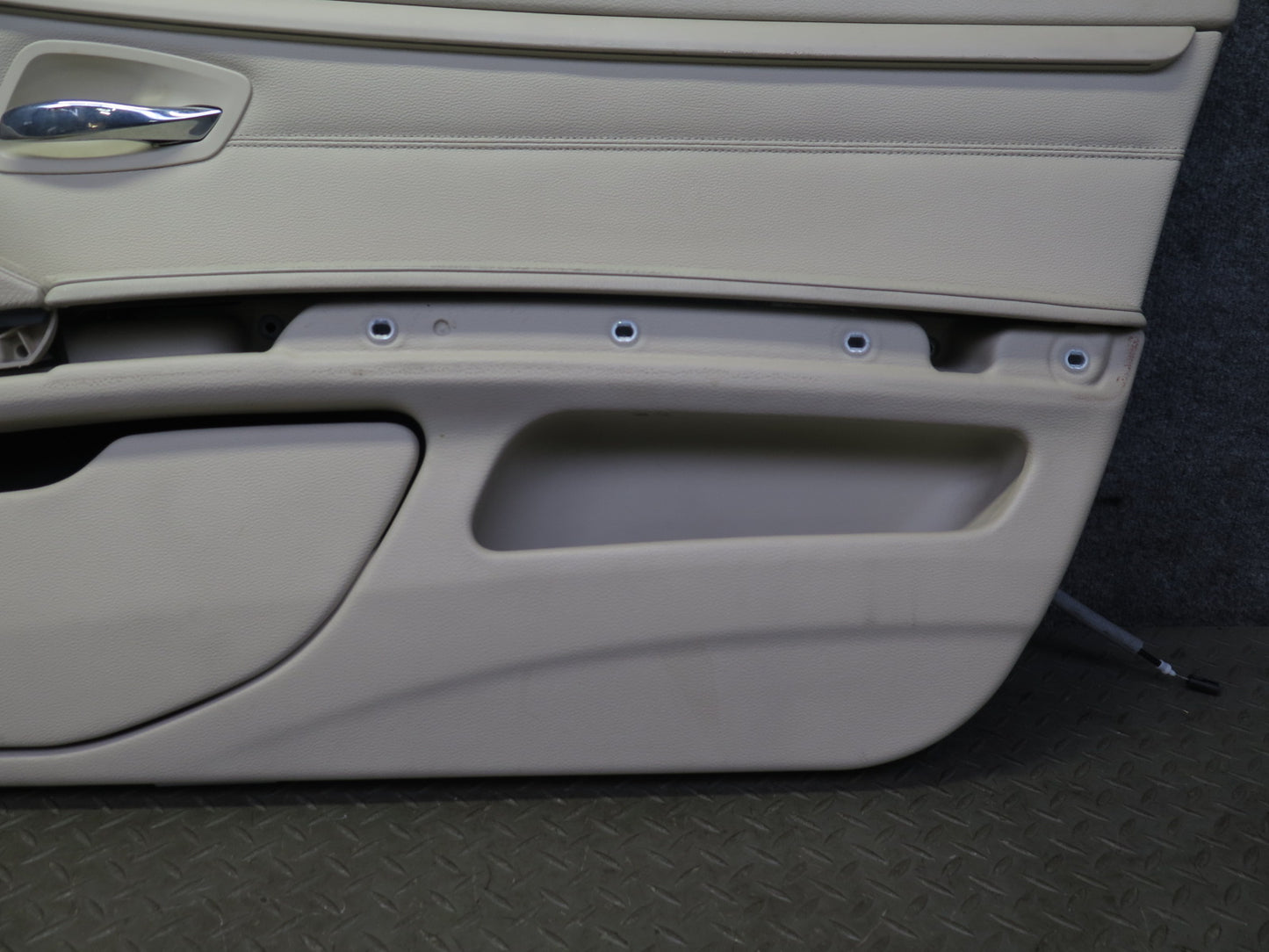 07-13 BMW E92 E93 335i Coupe Convert Set of 2 Door Interior Trim Panel Beige OEM