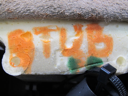 01-06 BMW E46 330CI Convertible Front Right Leather Headrest Beige OEM