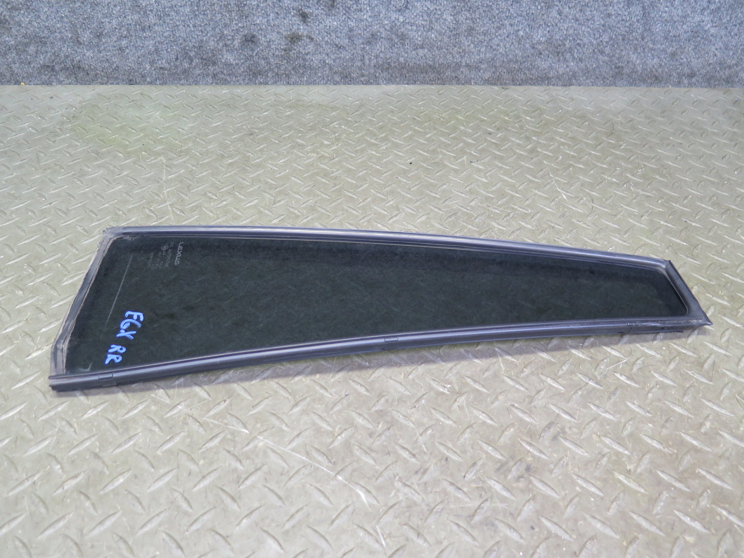 2003-2009 Lexus UZJ120L GX470 Rear Right Door Fixed Glass Window