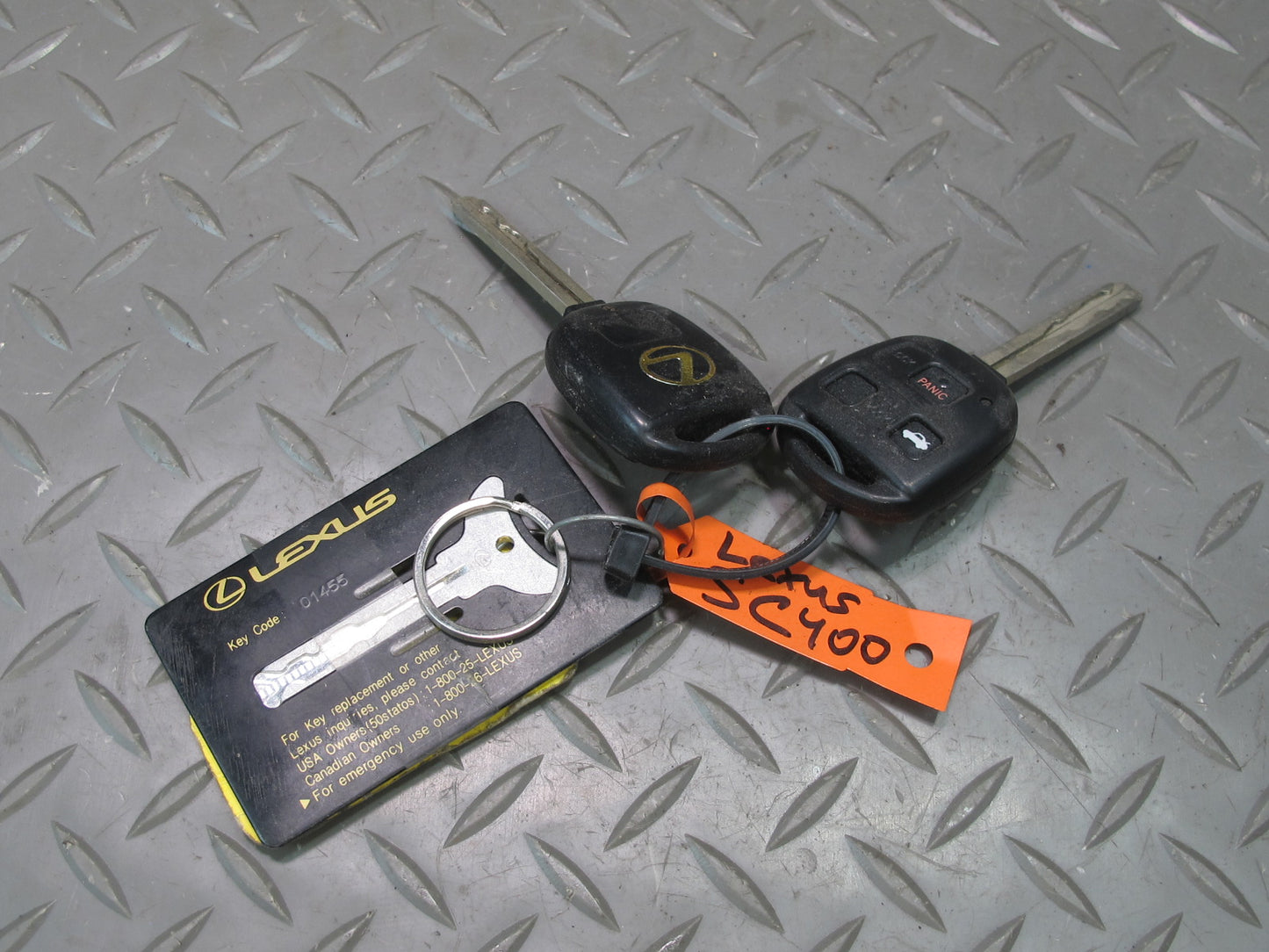 99-00 Lexus SC400 1UZFE RWD ECU ECM Ignition Trunk Door Glove Lock KEY Set OEM