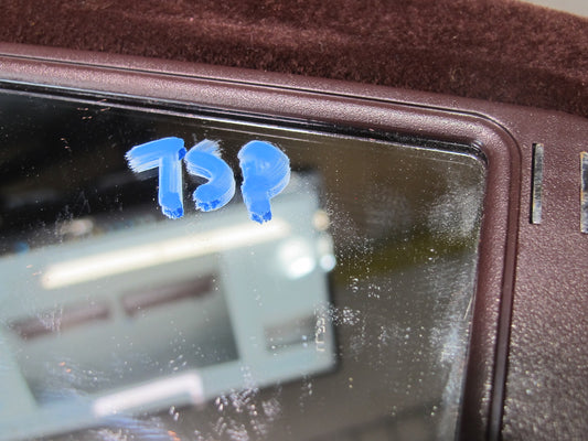 89-90 Toyota Supra MK3 Set of 2 Front Left & Right Sun Visor Maroon OEM