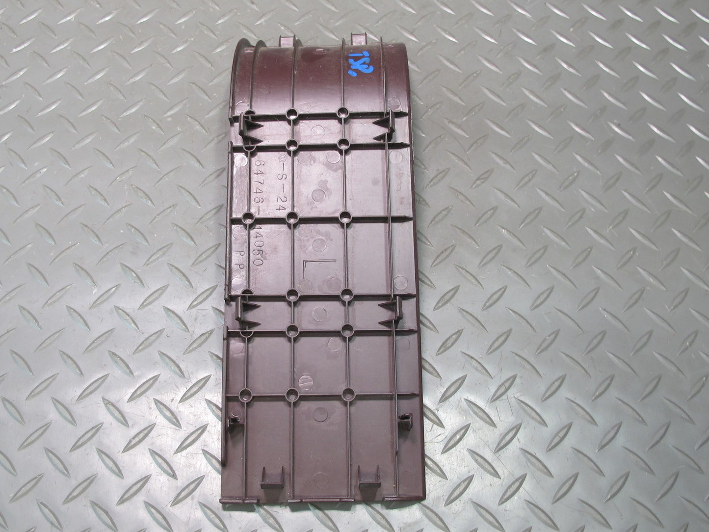 86-92 Toyota Supra MA70L Trunk Tail Light Access Cover Trim Panel Maroon OEM