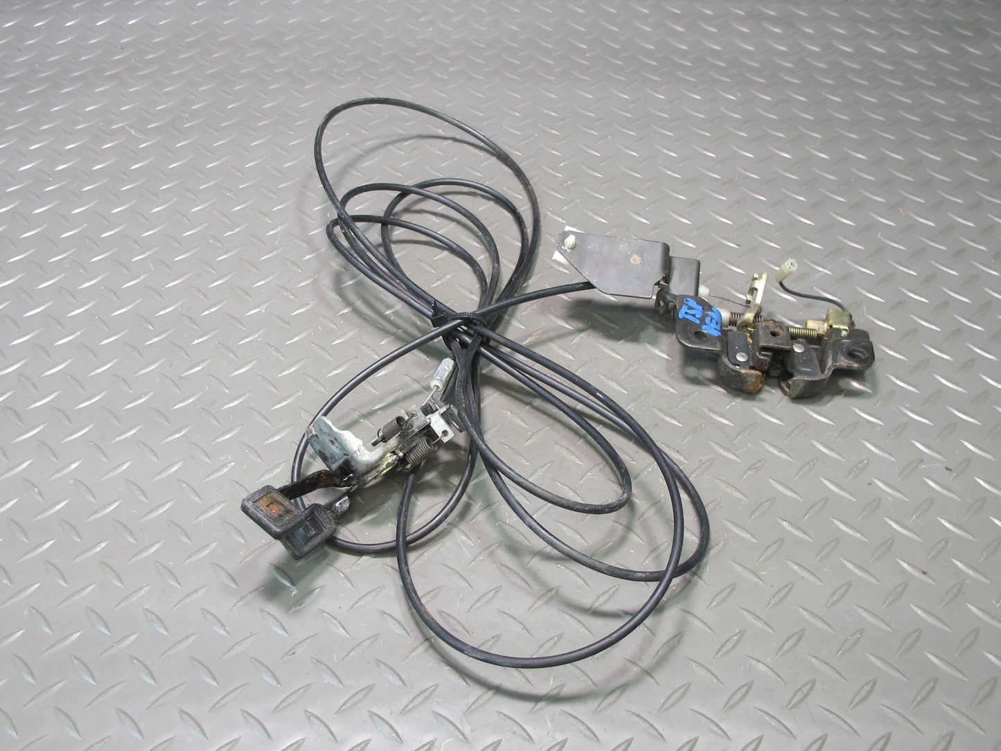 86-92 Toyota Supra MK3 Fuel Door Trunk Open Release Handle Cable Lock Latch OEM