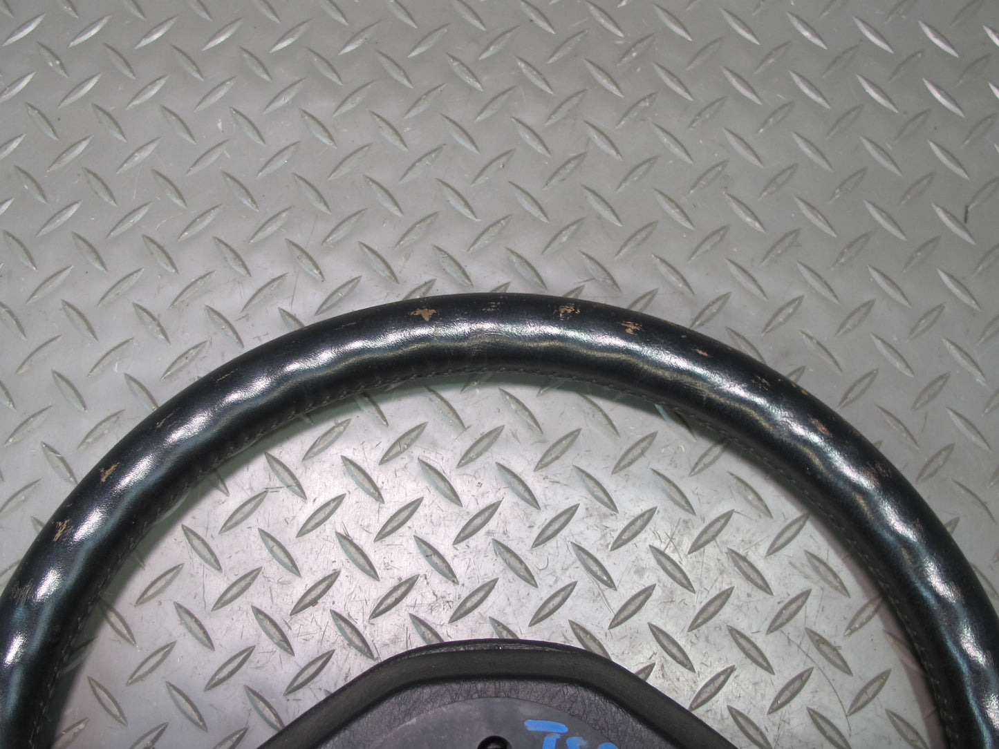 89-90 Toyota Supra MA70L Leather Steering w Horn Pad & Cruise Switch Black OEM