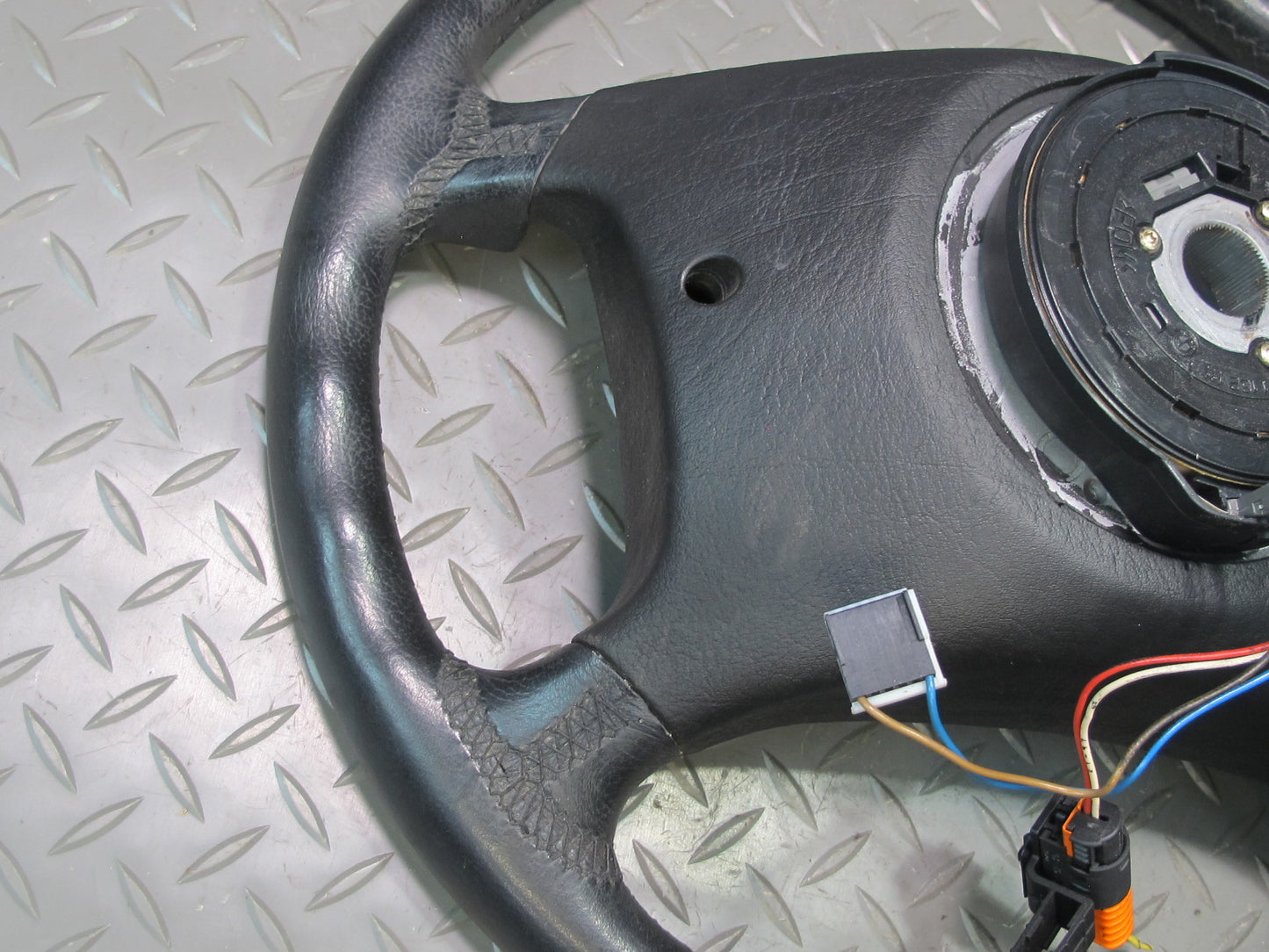 96-99 BMW E36/7 Z3 4 Spoke Leather Steering Black OEM