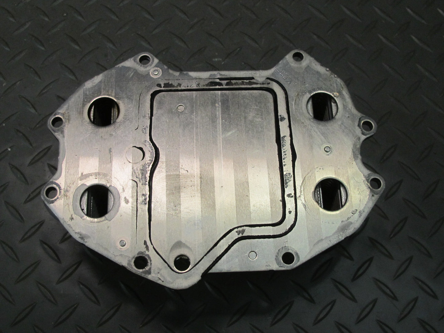 17-23 Porsche Panamera 971 2.9L Engine Oil Cooler Heat Exchanger 06M117015N