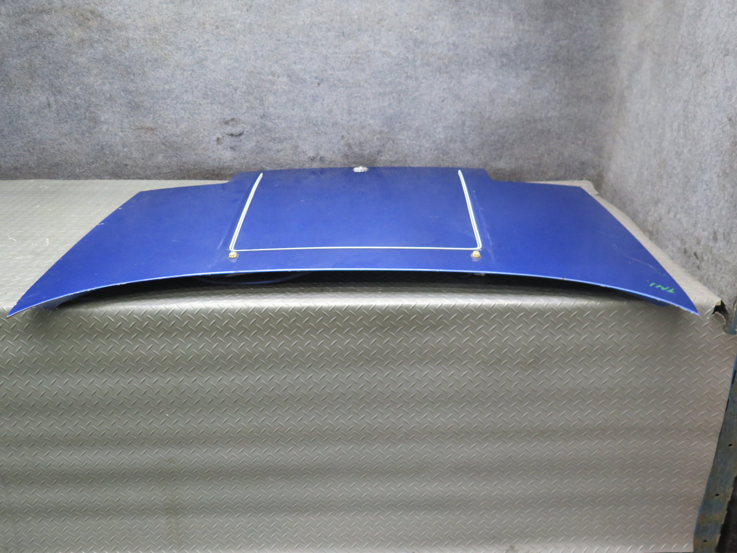 85-89 Toyota MR2 AW15 Front Trunk Frunk Hood Bonnet Shell Panel Blue OEM