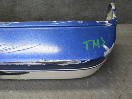 85-89 Toyota MR2 AW15 Rear Bumper Cover Blue w Foam Damaged