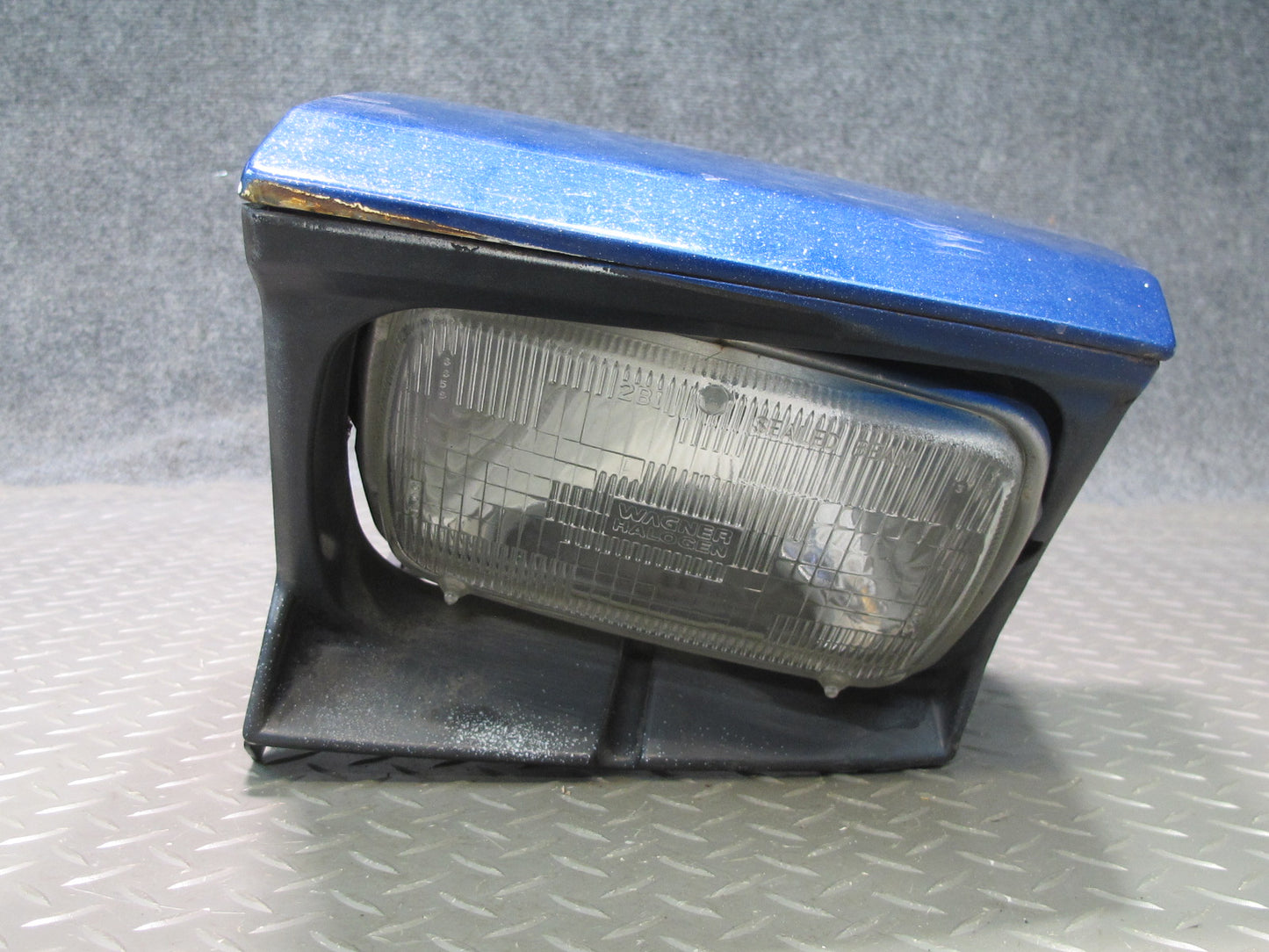 85-89 Toyota MR2 AW15 Front Left POP UP Headlight Lamp w Motor Assembly Blue OEM
