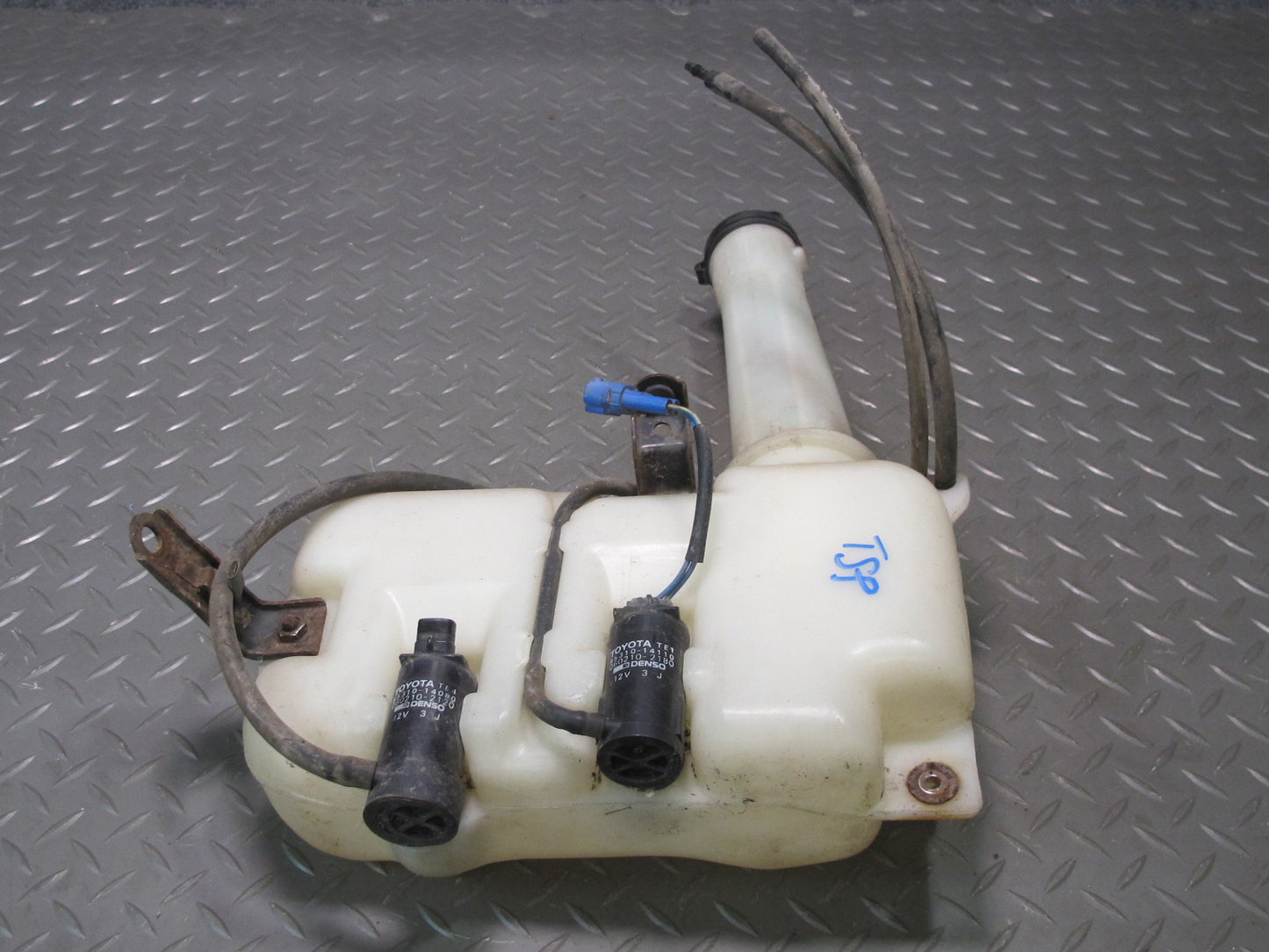 89-90 Toyota Supra MK3 MA70L Windshield Washer Fluid Reservoir Tank w Pumps OEM