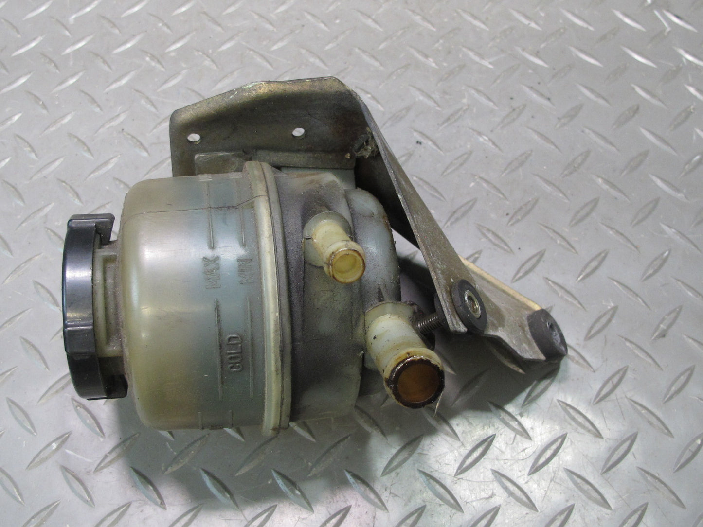 86-92 Toyota Supra MA70L NON Turbo Power Steering Fluid Reservoir w Bracket OEM