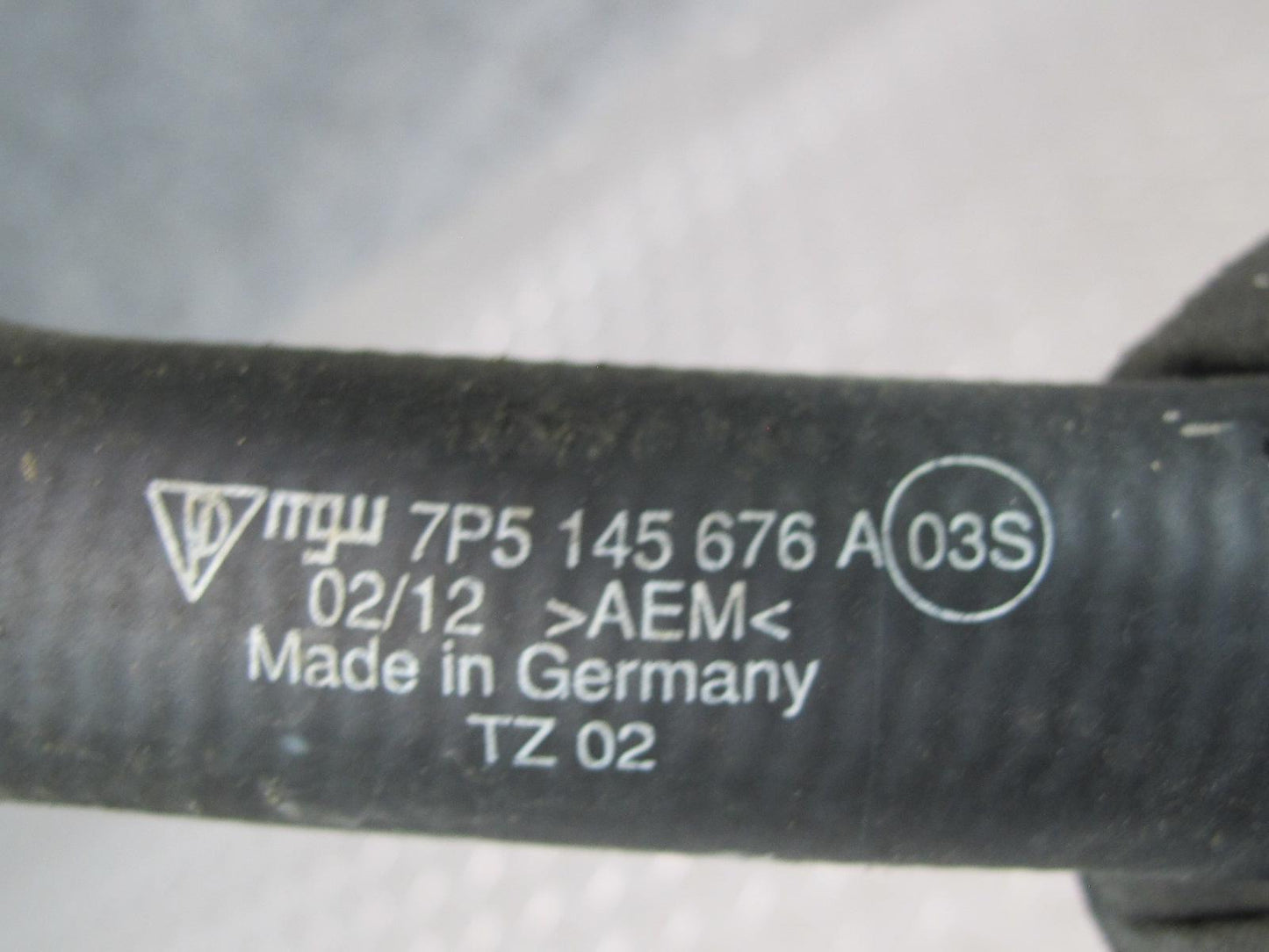 11-18 Porsche Cayenne 958 4.8L Turbo Left Right Intercooler Hose Pipe Line Set