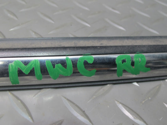 11-15 Mini R60 Countryman Rear Set of 2 Rear Quarter Chrome Trim Molding OEM