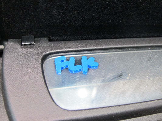 05-11 Mercedes R171 Slk-class Set of 2 Front Right & Left Sun Visor Black OEM