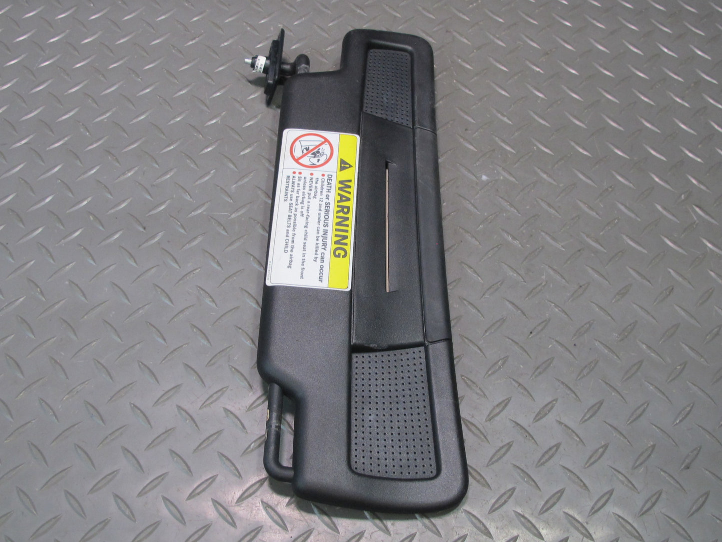 05-11 Mercedes R171 Slk-class Set of 2 Front Right & Left Sun Visor Black OEM