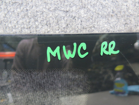 11-15 Mini Cooper R60 Countryman Rear Right Quarter Glass Window OEM