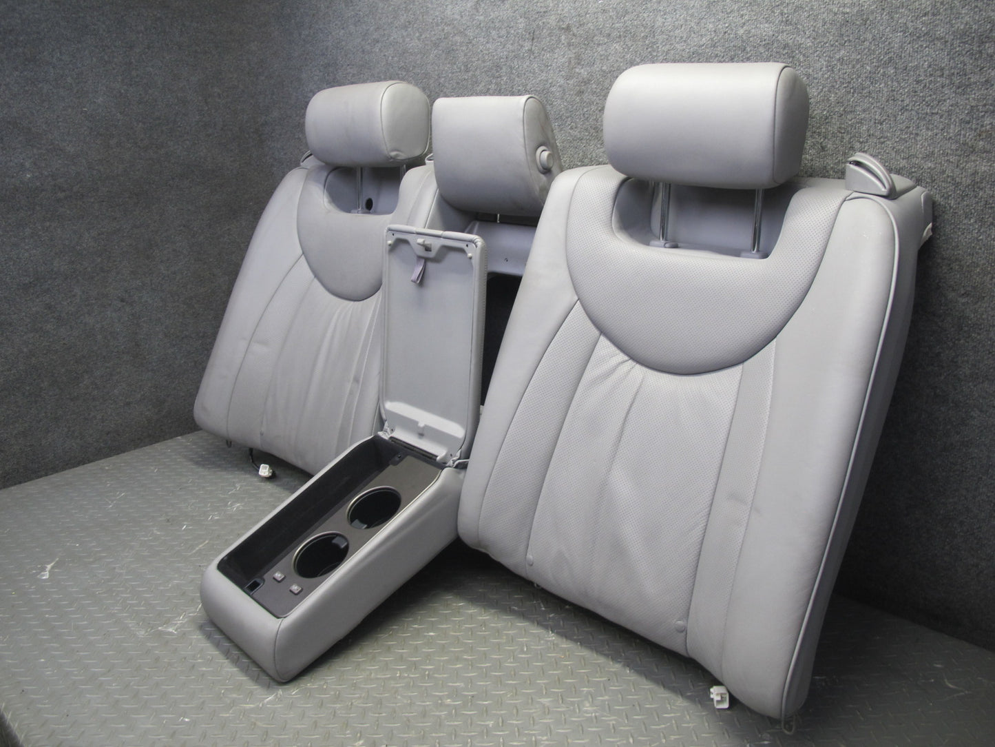 04-06 Lexus UCF30L LS430 Front & Rear Left & Right Leather Seat Set Ash OEM