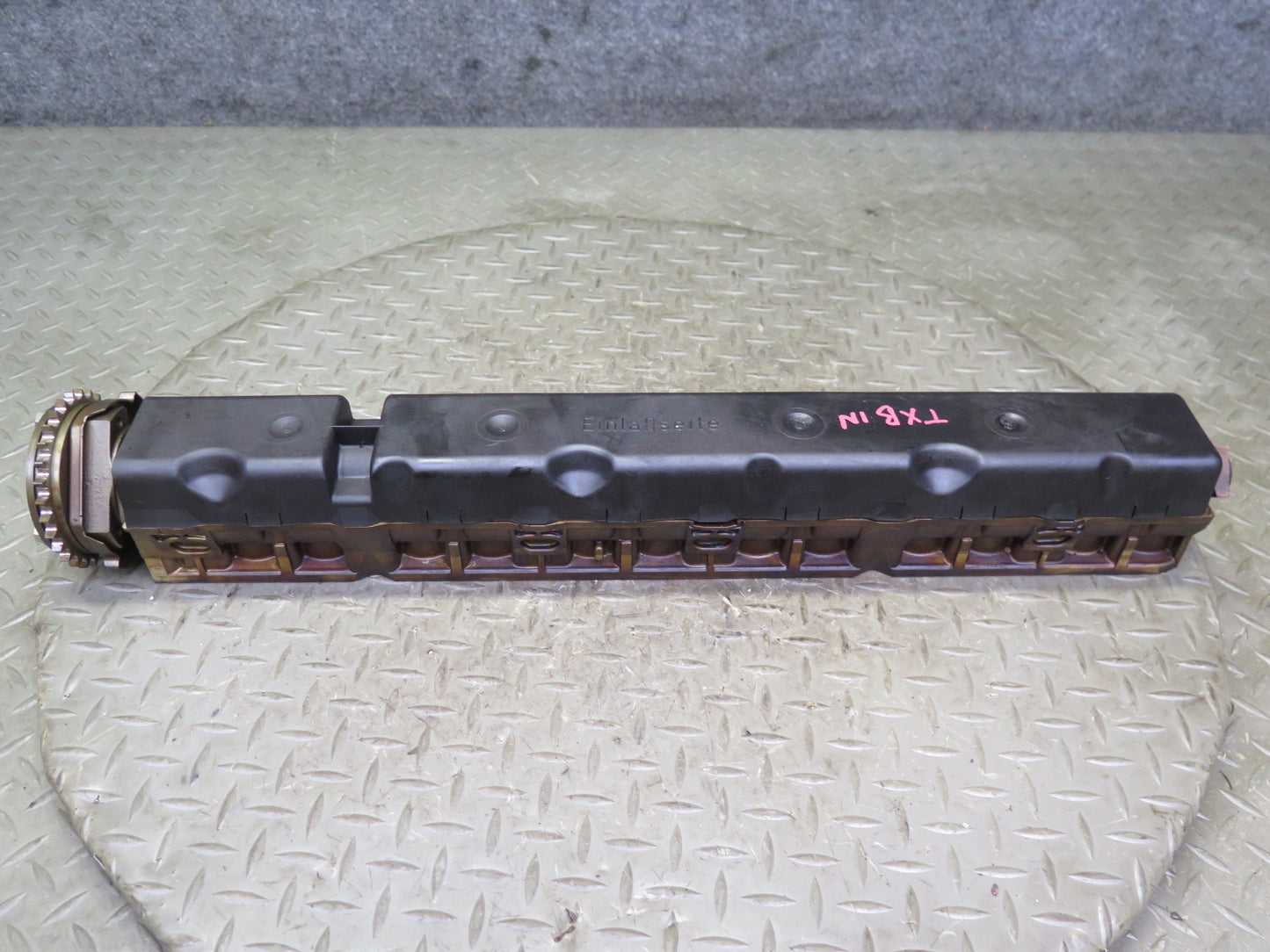 96-99 BMW E36 328iC M52 Engine Intake Camshaft w Tray & Cover OEM