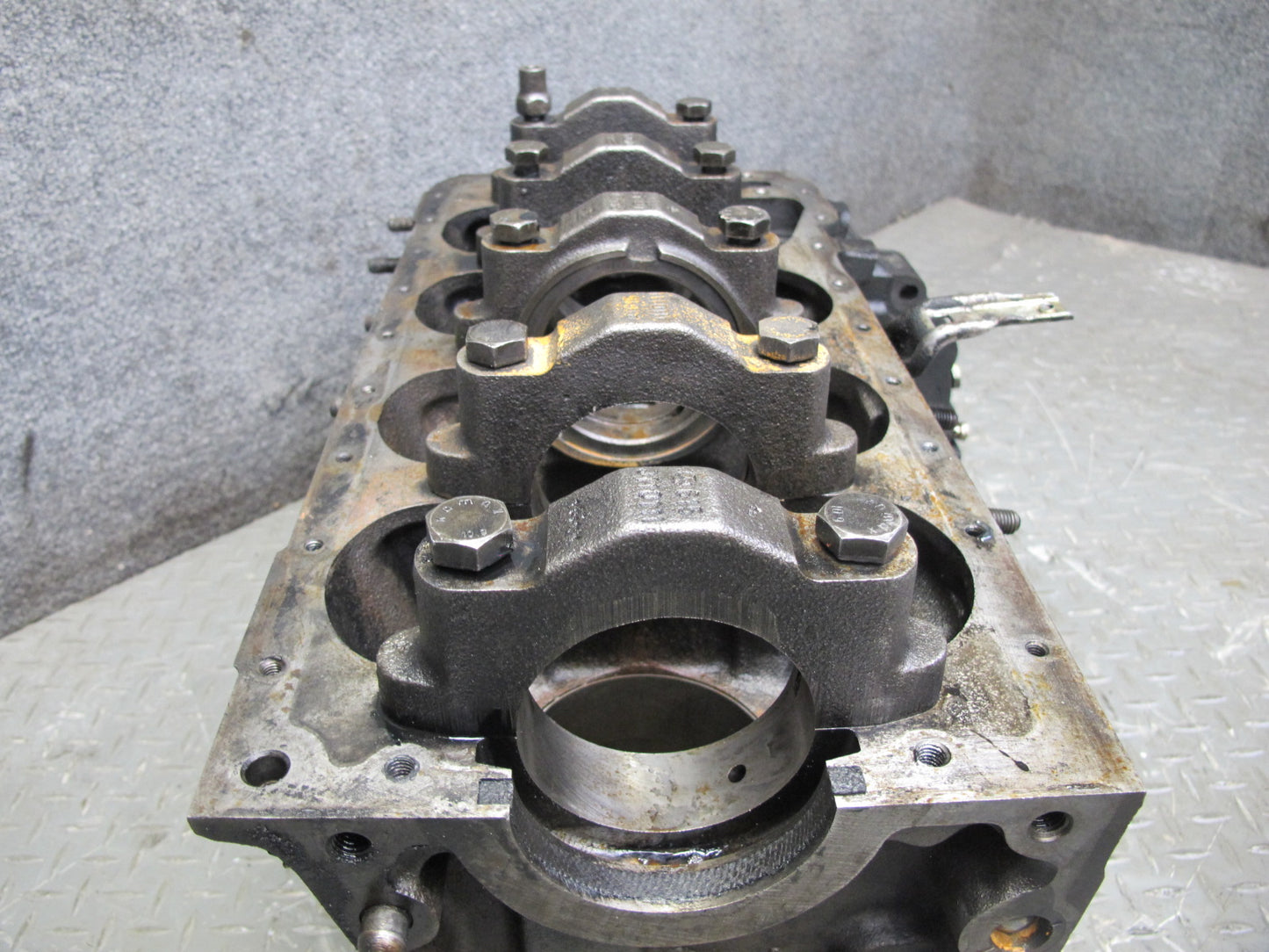 81-83 Mercedes W123 240D 616.912 Engine Motor Cylinder Block 6160112801 117k OEM