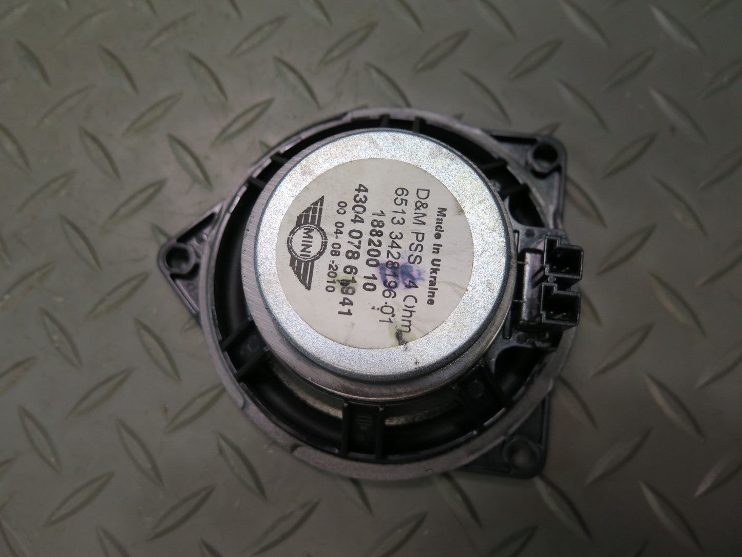 07-13 Mini Cooper R55 R56 R57 R58 R59 Set of 2 Front Door Speaker 3428196 OEM