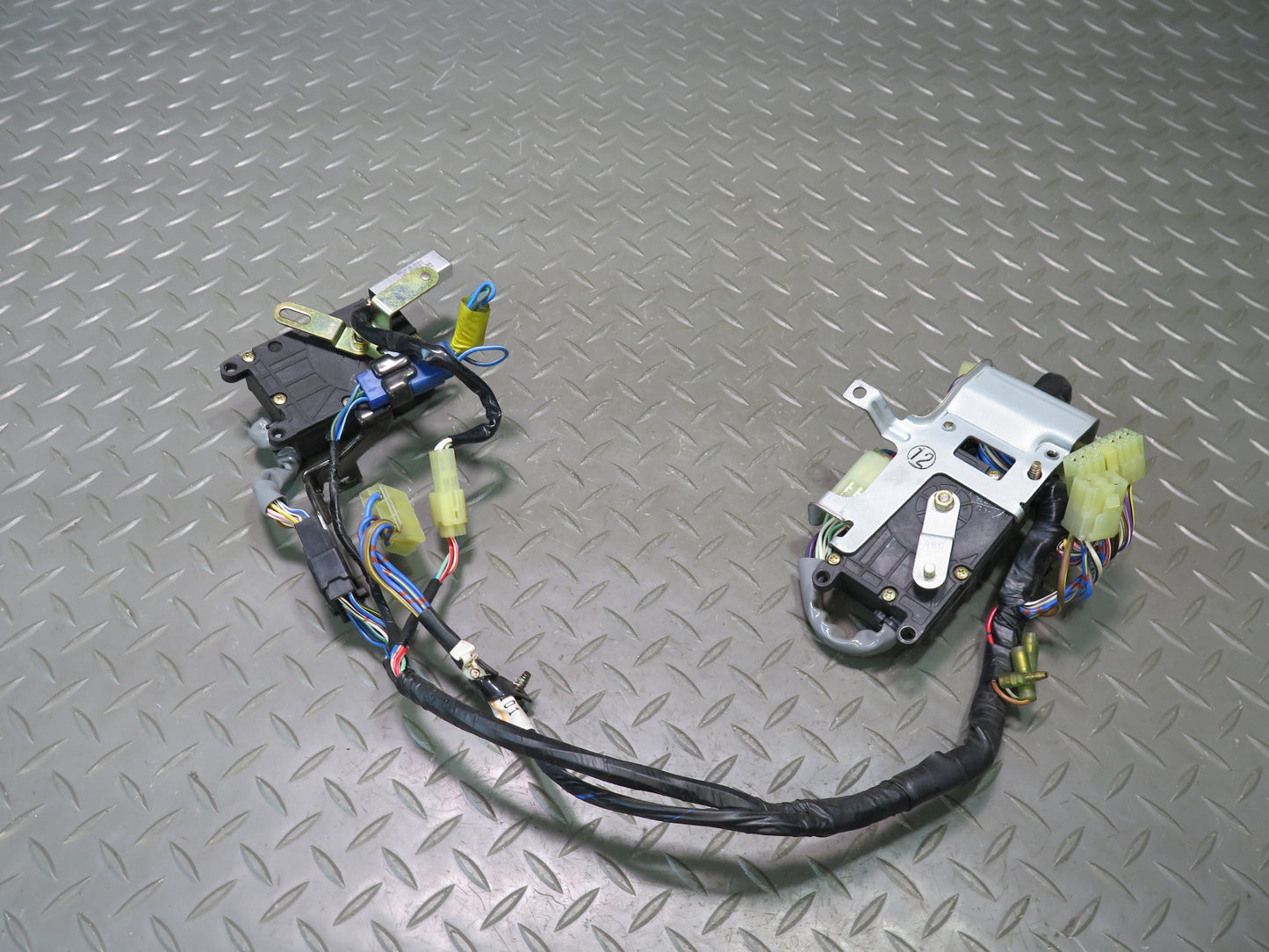 86-92 Toyota Supra MK3 Heater Core Vent Flap Actuator Sensor Set w Wire 51K OEM