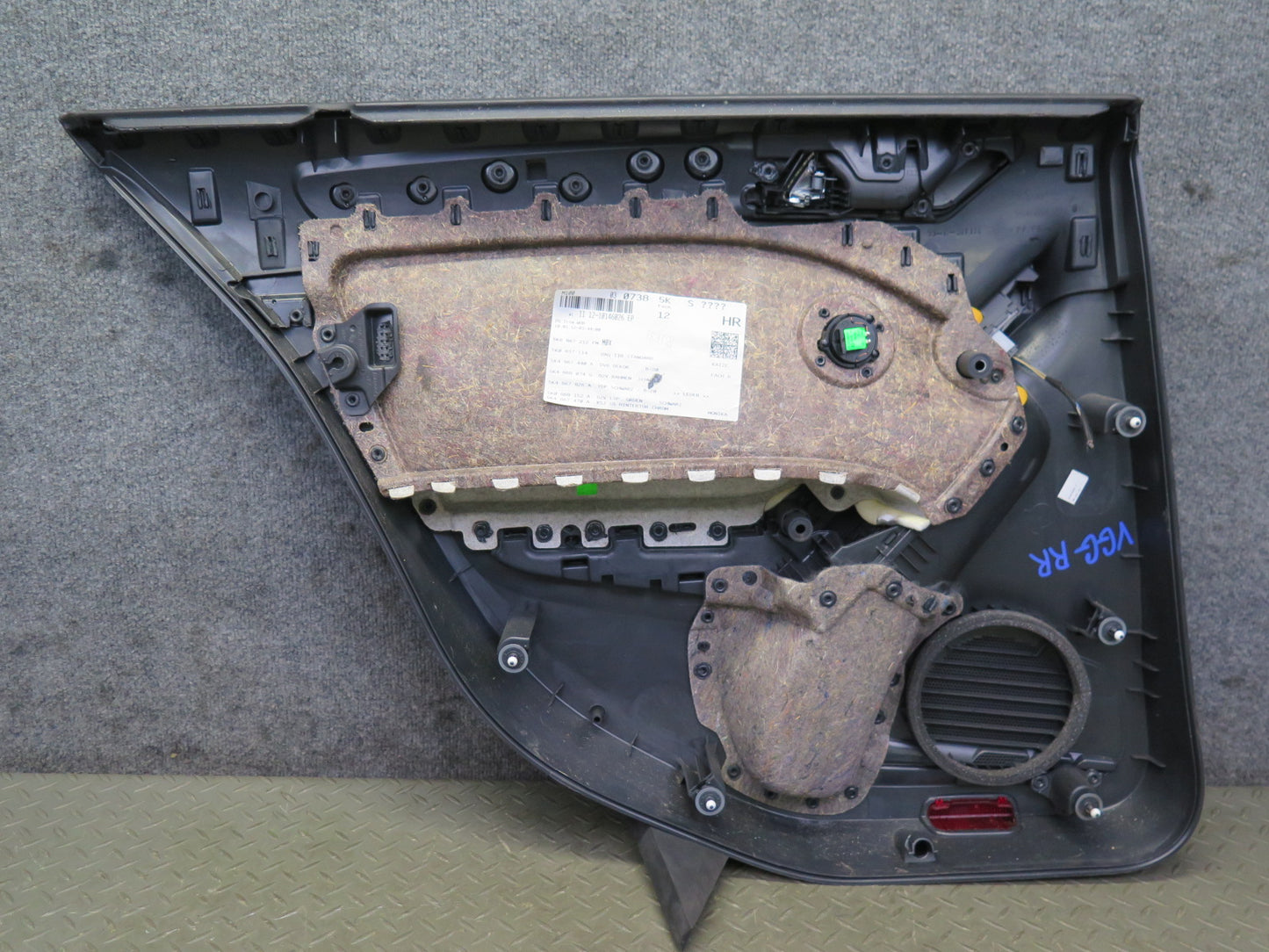 12-13 VW Golf R MK6 4DOOR Rear Left & Right Interior Trim Panel Set Black OEM