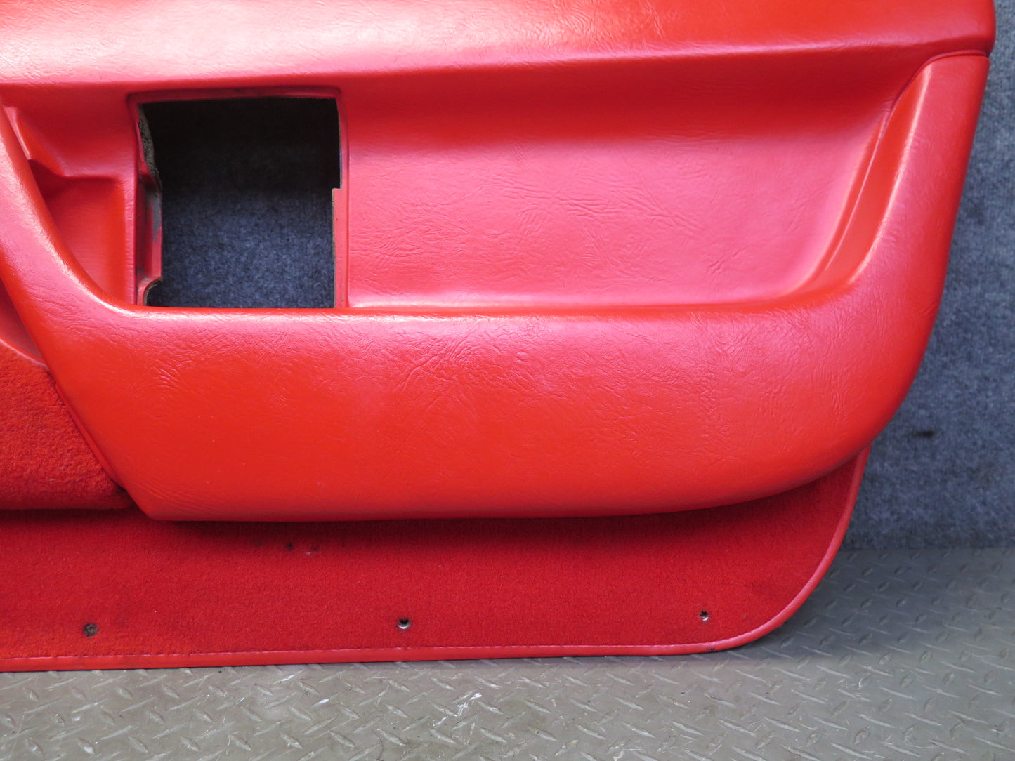 1993 Chevrolet Corvette C4 Set of 2 Door Interior Trim Panel Torch RED OEM