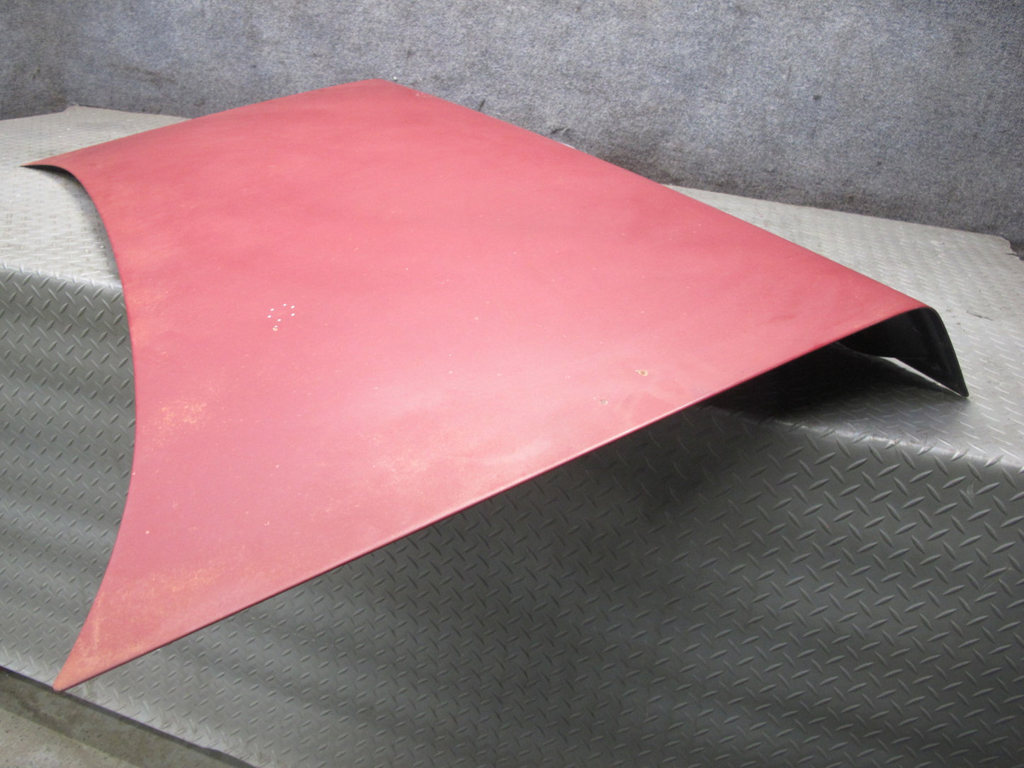 75-76 Mercedes W115 300D Sedan Rear Trunk Deck Lid Shell Cover Panel RED OEM