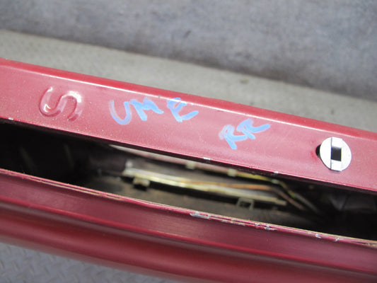 75-76 Mercedes W115 300D Sedan Rear Right Door Shell Panel RED OEM