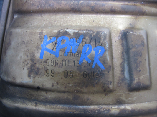 1999-2001 Porsche 911 996 3.4L A/T Rear Right Exhaust Muffler w Tip 99611113153