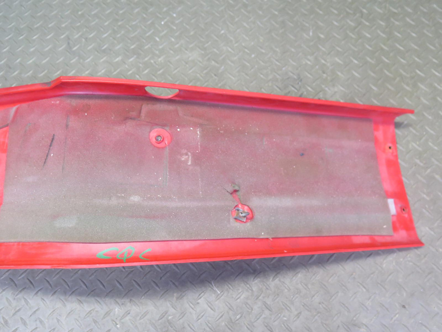 91-96 Chevrolet Corvette C4 Targa Set of 2 Interior TOP Roof Trim Cover RED OEM
