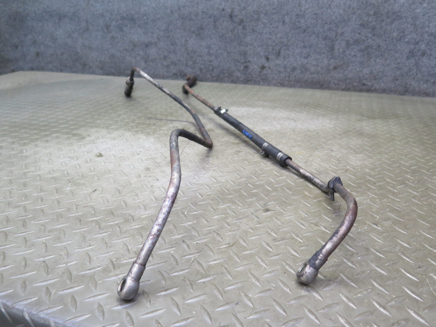 75-76 Mercedes W115 300D A/T Auto Transmission Oil Cooler Hose Pipe Line Set OEM