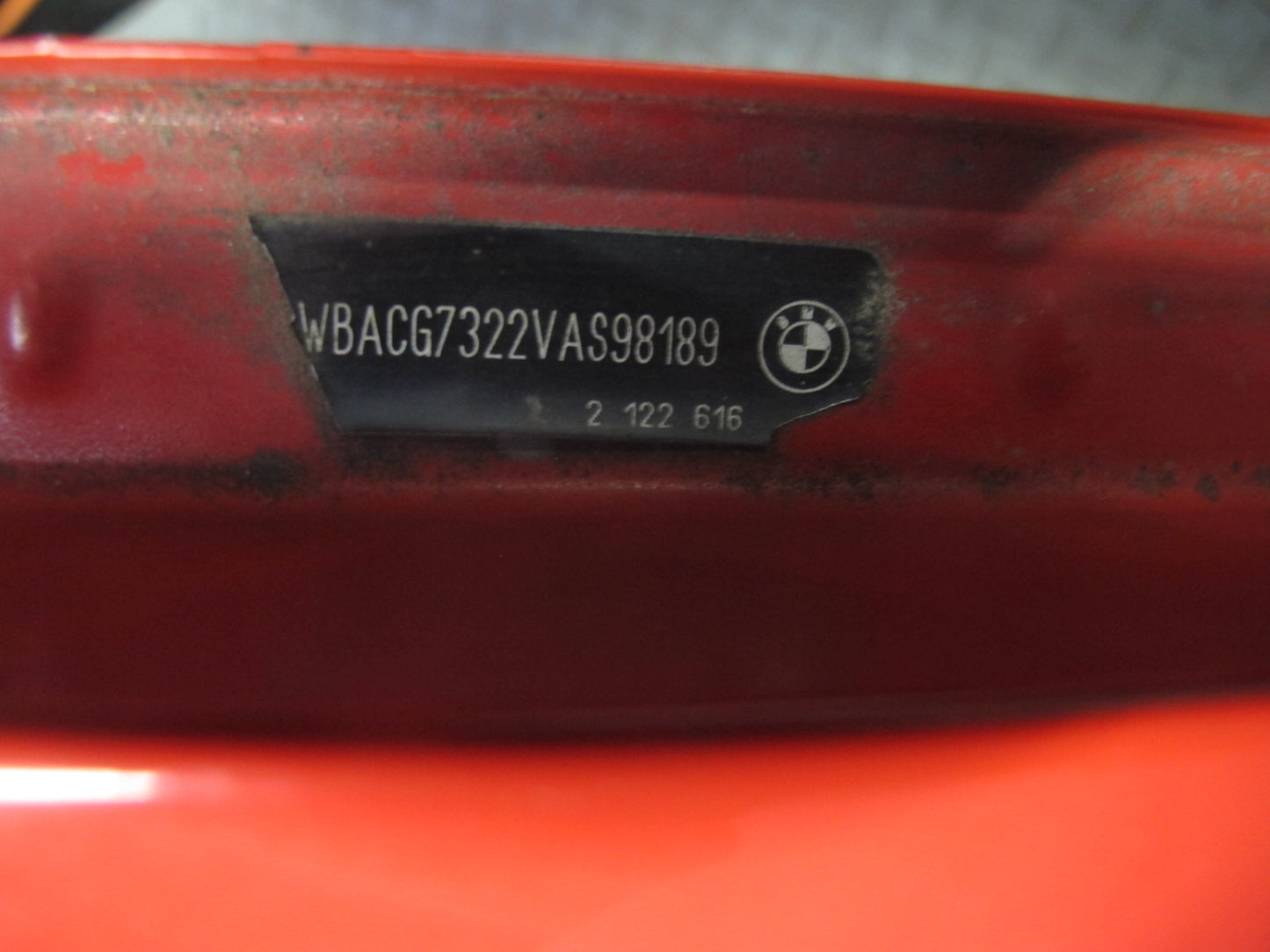 97-99 BMW E36 318ti Compact Front Right Fender Shell Panel Hell RED OEM