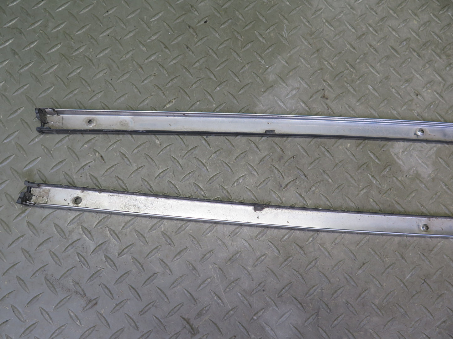 84-86 Nissan Z31 300ZX 2+0 Set of 3 Back Glass Chrome Trim Molding Cover OEM